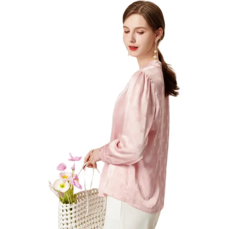 FENHONGMALI Shirts Women's Pink-2