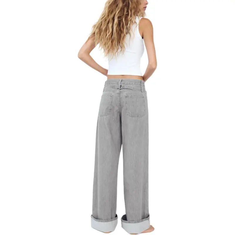 ZARA Jeans Women's Gray-3