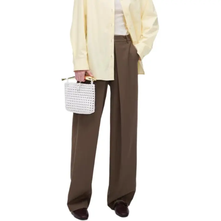 Self Who Suit Trouser Women's Coffee-2