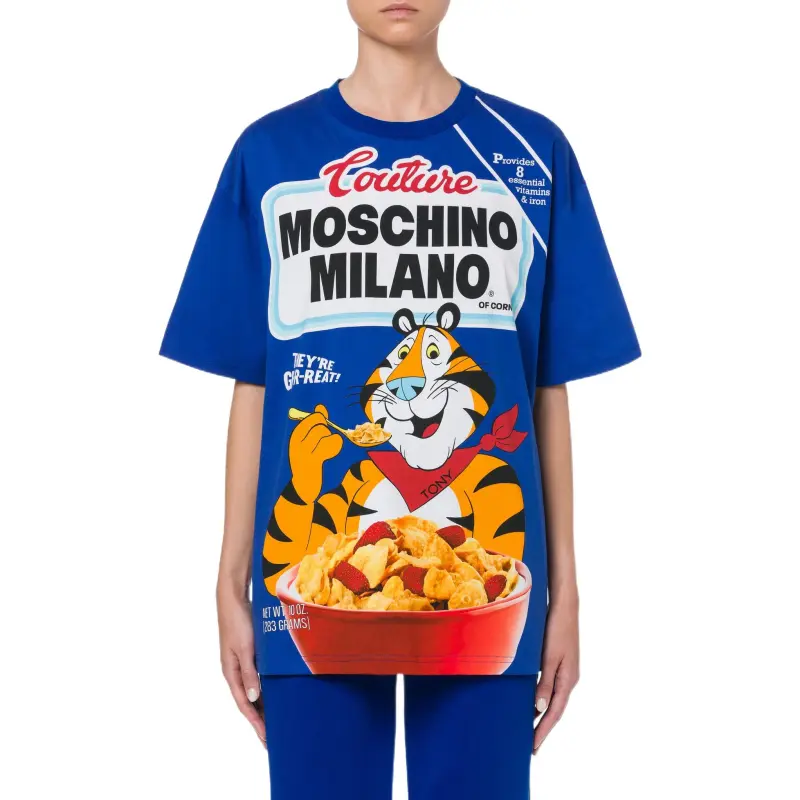 MOSCHINO T Shirts Women's Blue-1