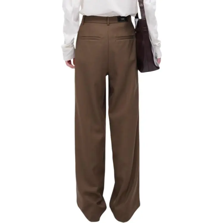 Self Who Suit Trouser Women's Coffee-3
