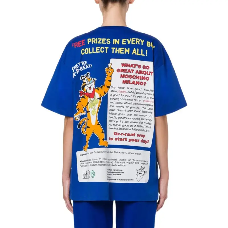 MOSCHINO T Shirts Women's Blue-2