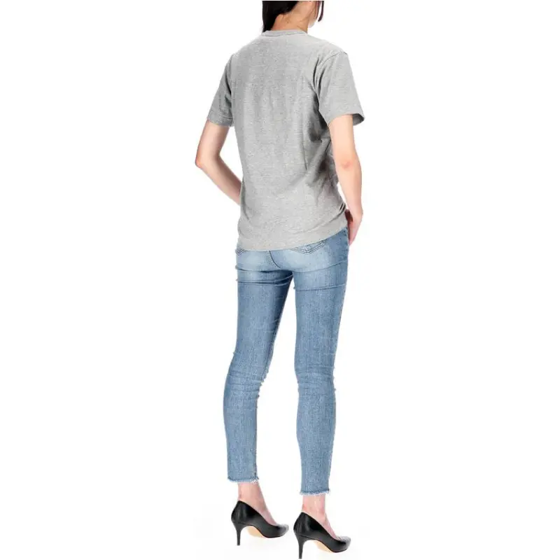 CDG Play T Shirts Men Gray-2
