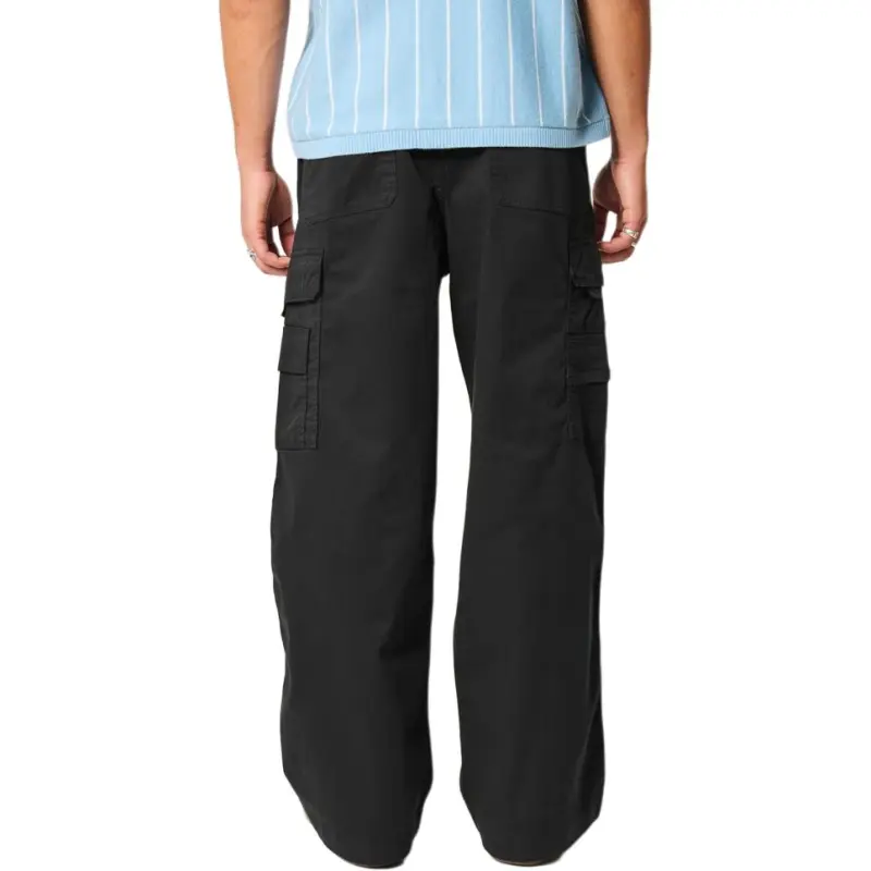 Hollister Casual Pants Men's Black-2