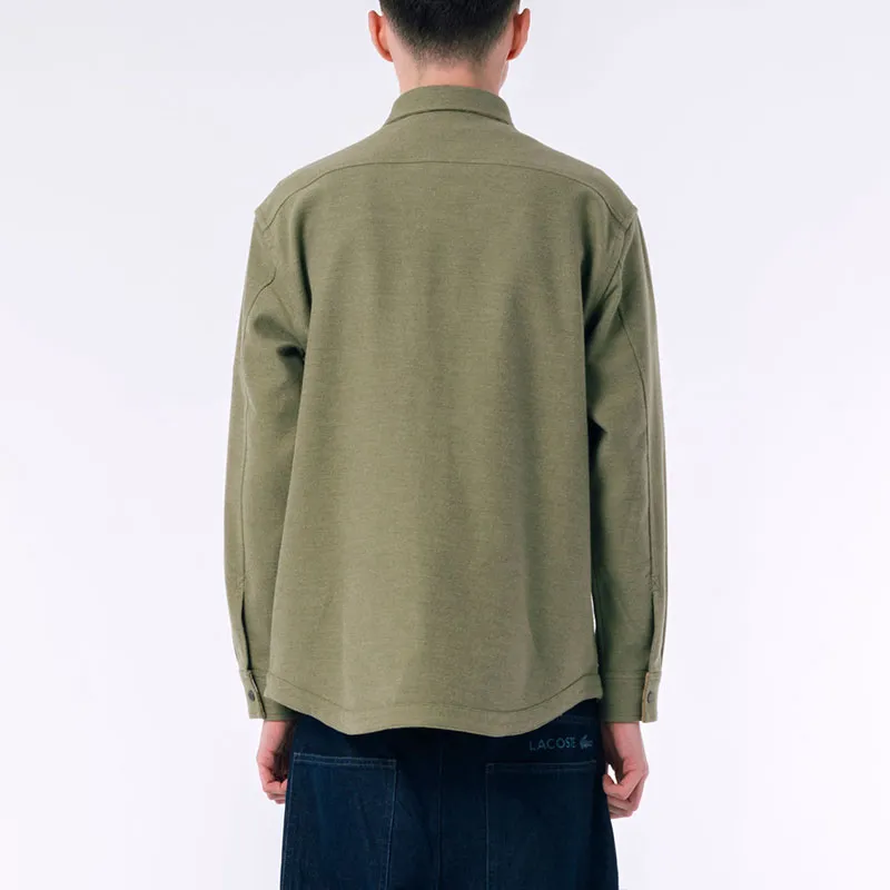 LACOSTE Shirt Men's Olive Green-7