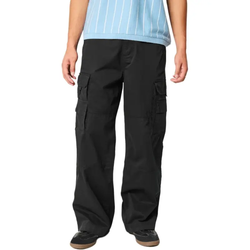 Hollister Casual Pants Men's Black-1