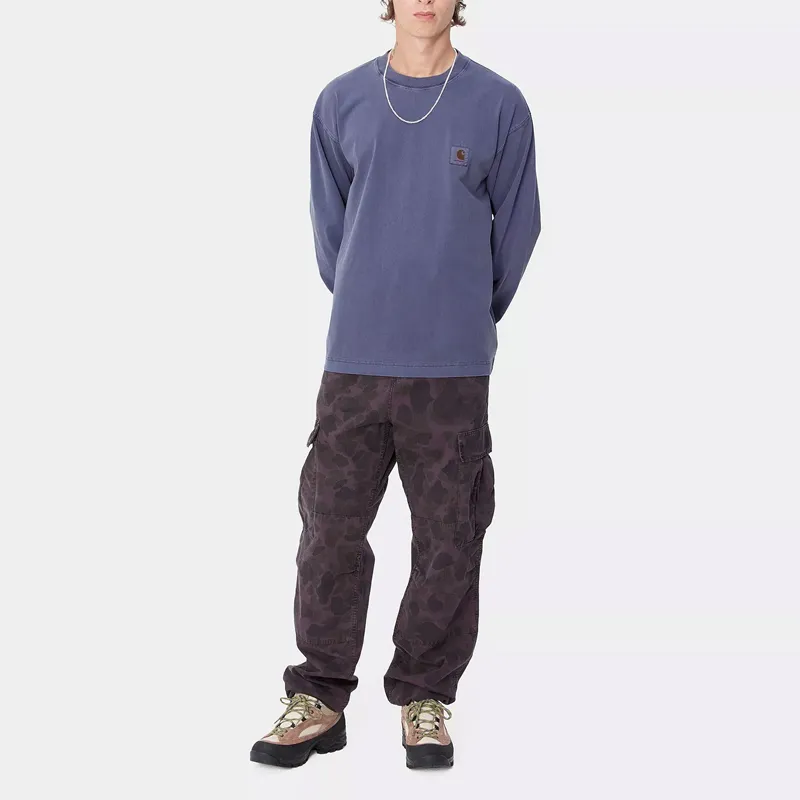 Carhartt WIP L/S Vista FW24 T Shirt T Shirt Men's Purple-2