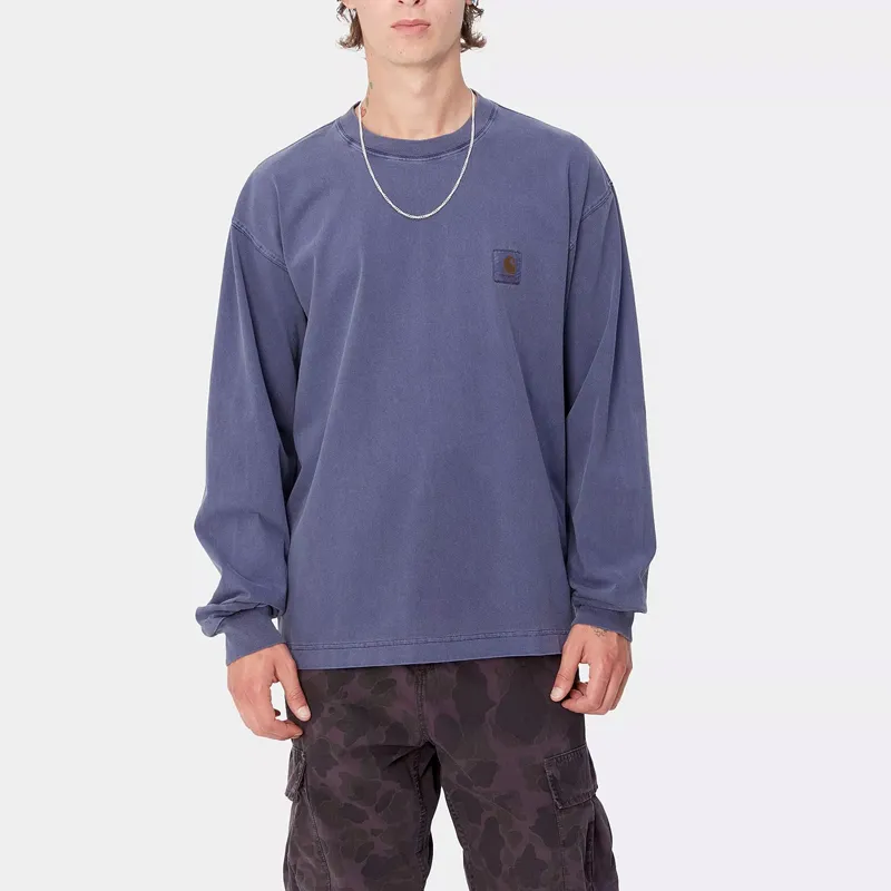 Carhartt WIP L/S Vista FW24 T Shirt T Shirt Men's Purple-3