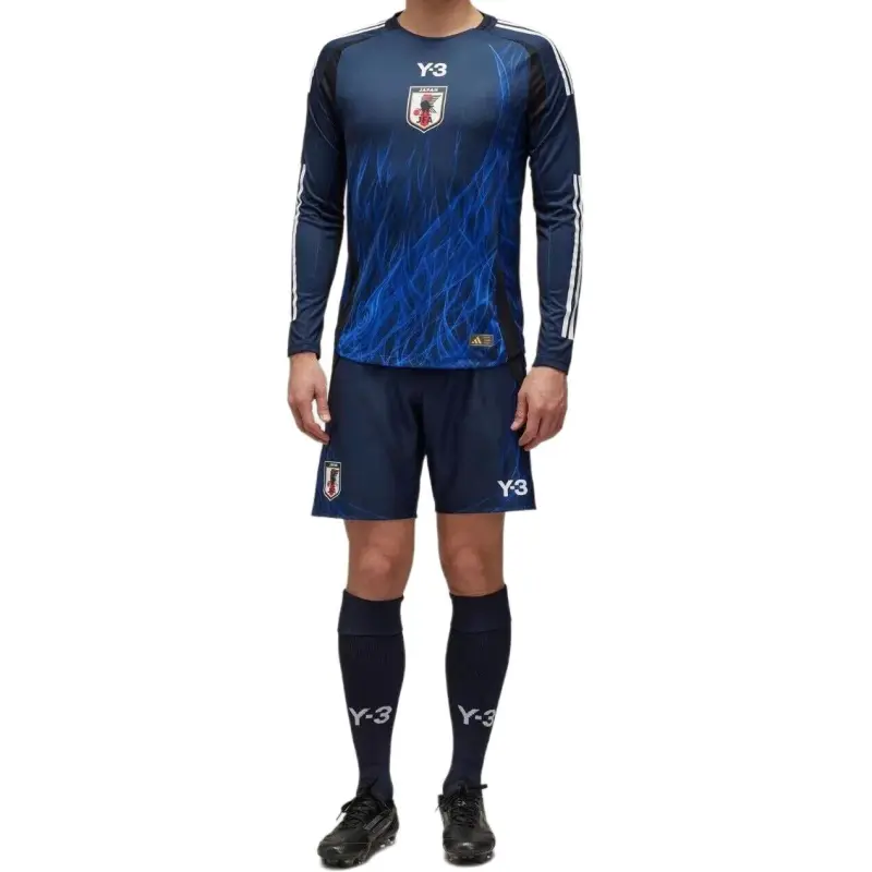 Y-3 x JFA T-Shirt Japan Version Unisex Blue-1
