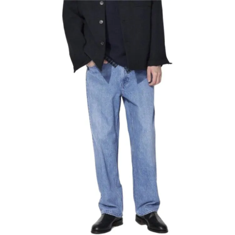 UNIQLO FW24 Jeans Men's Lake Blue-3