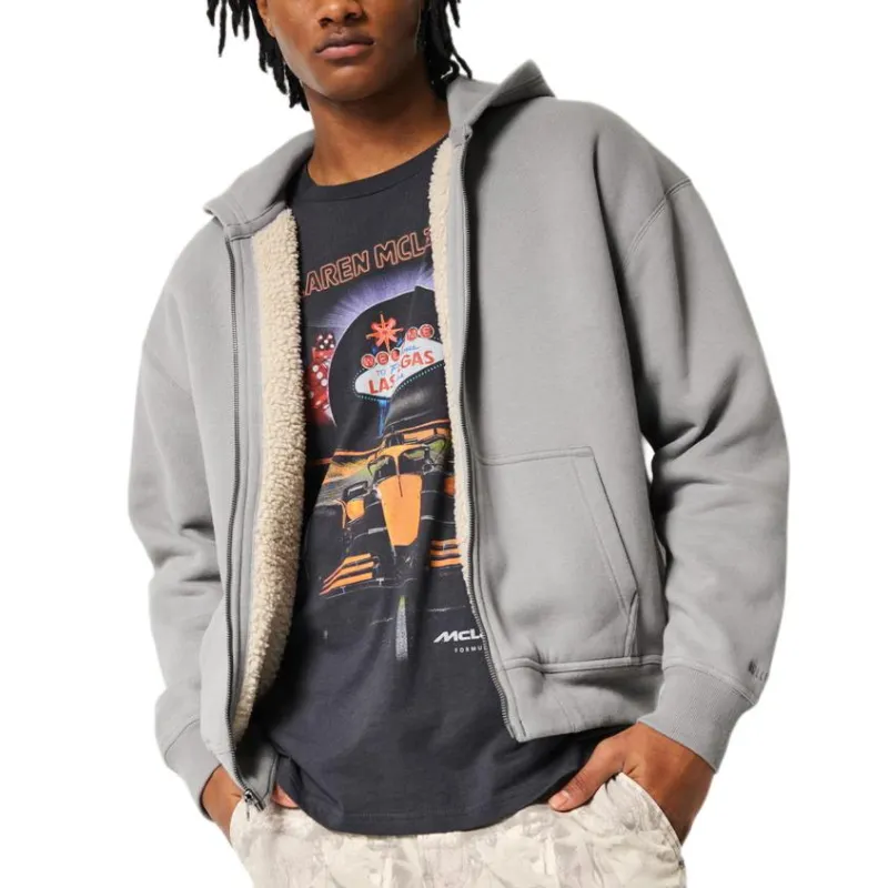 Hollister Jackets Coats Men's Gray-1