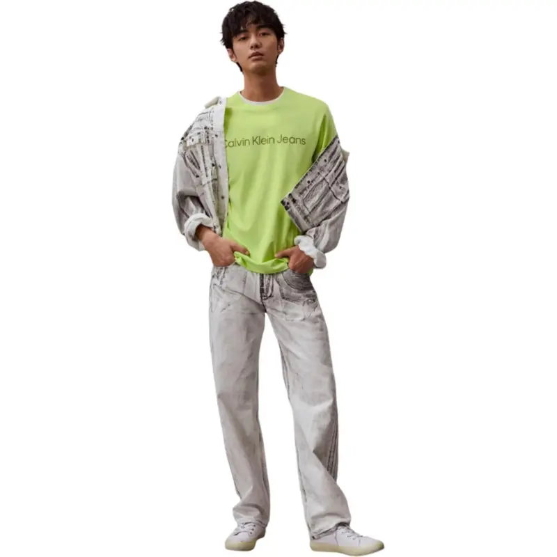 CALVIN KLEIN T Shirt Men's Apple Green-1