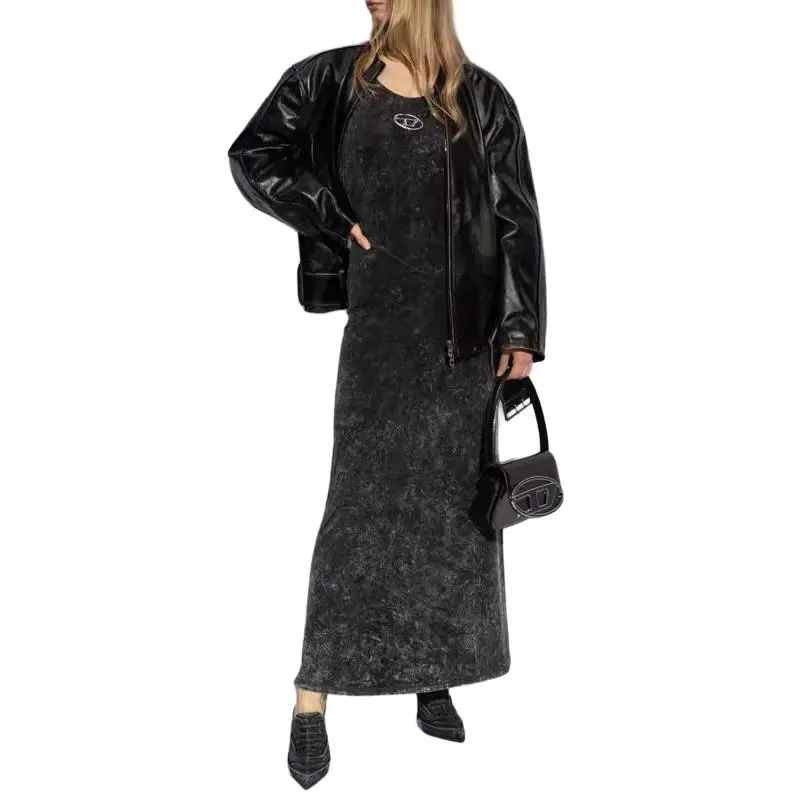 DIESEL D Avena Sleeveless Denim Maxi Dress-2