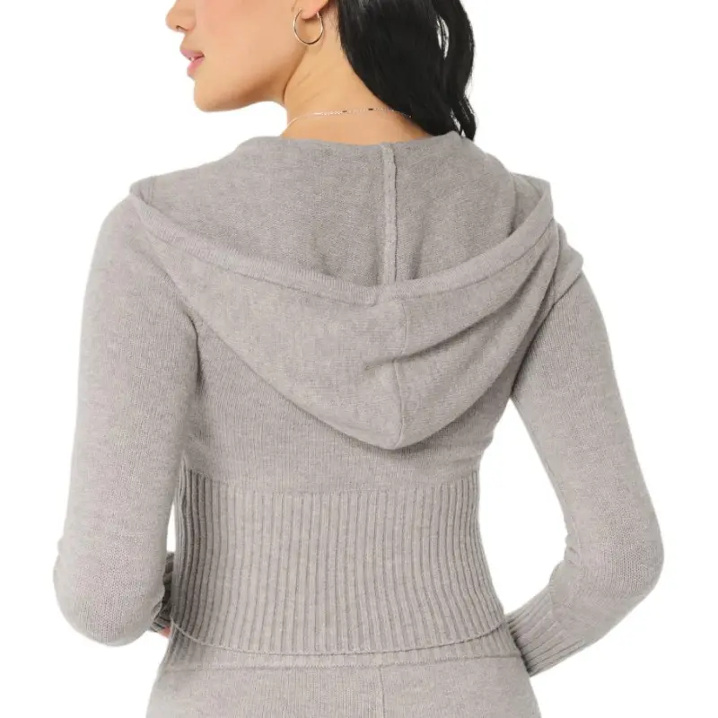 Hollister Sweater Women's Light Stone South Mocha-2