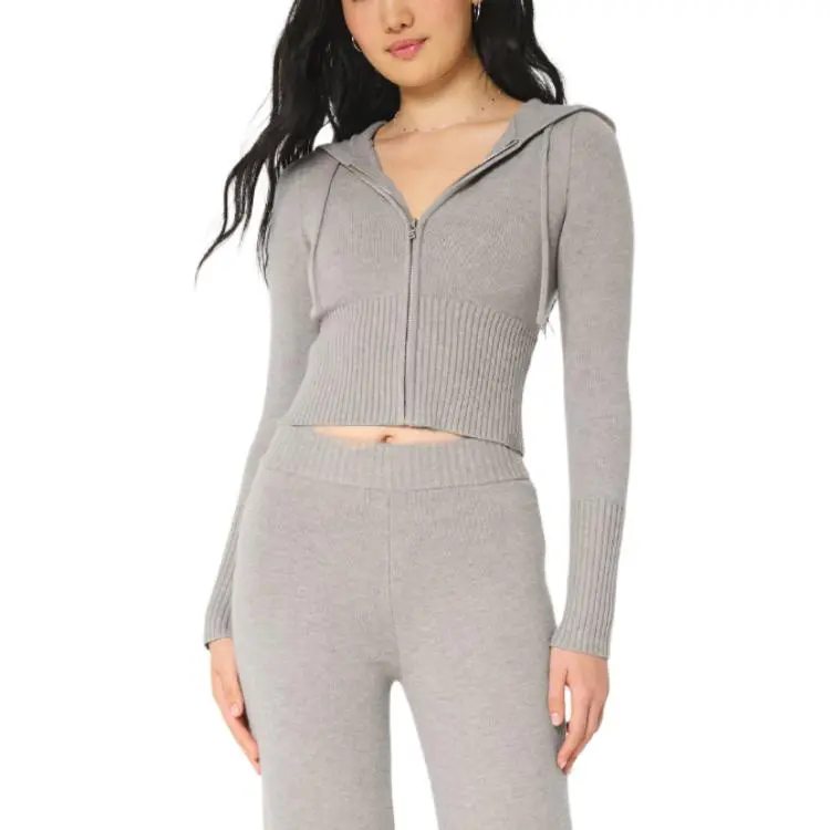 Hollister Sweater Women's Light Stone South Mocha-3