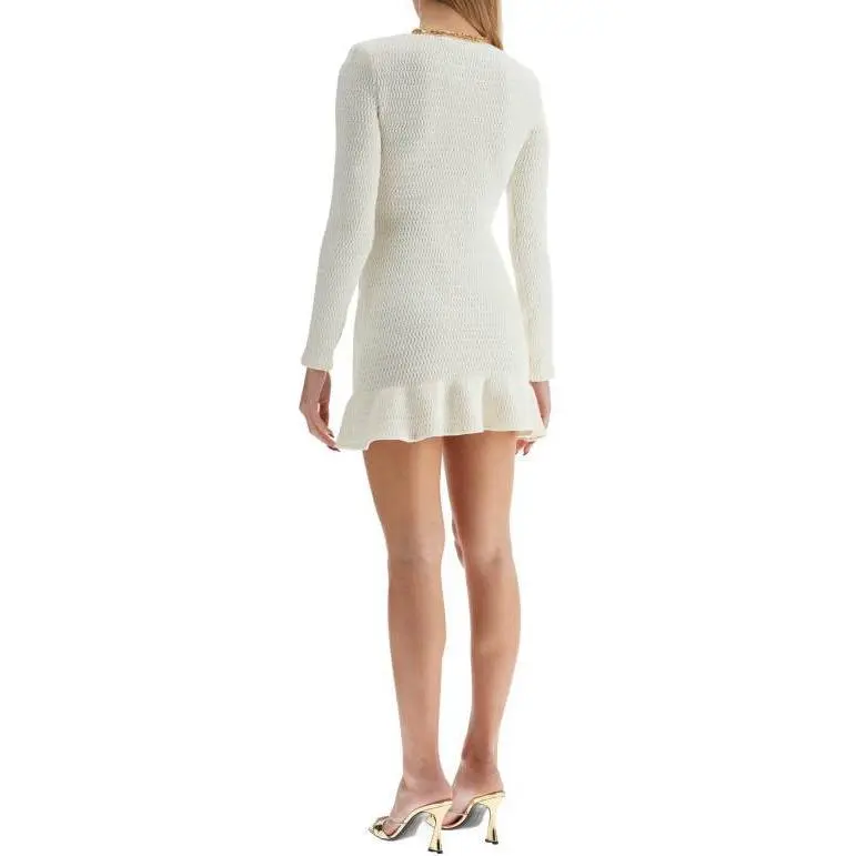 Self portrait Lurex Knitted Mini Dress-2