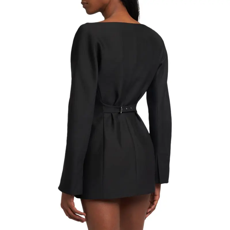 Jacquemus Long Sleeved Dress Women's Black-3