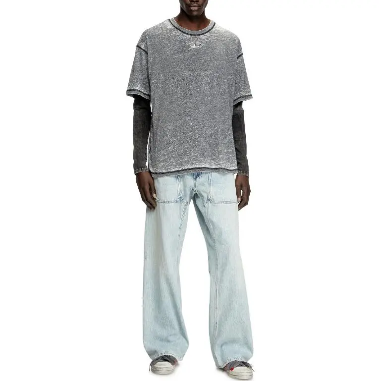 DIESEL T Boxt Pak Burnout T Shirt-1