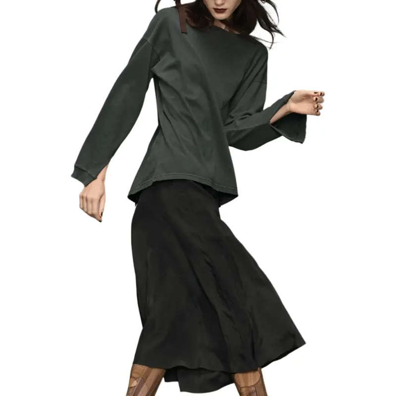 Maison Margiela Sweatshirt Women's Washed Black-3