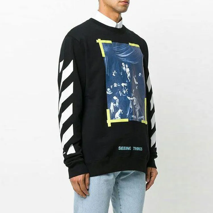 OFF WHITE SS21 Sweatshirts Men Black-3