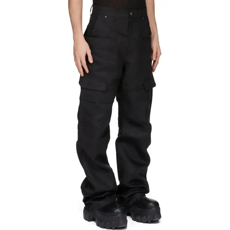 RICK OWENS Hollywood Stefan Cargo Pants-3