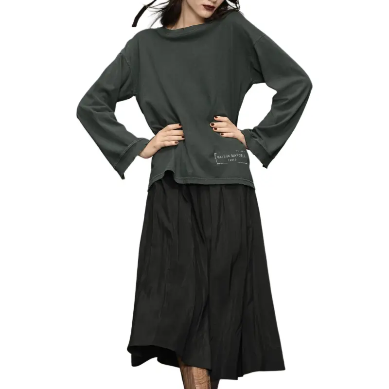 Maison Margiela Sweatshirt Women's Washed Black-1
