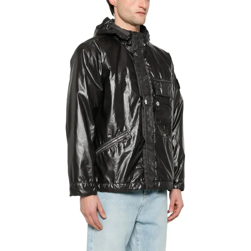 STONE ISLAND Wind And Water Resistant Hooded Padded Jacket-2