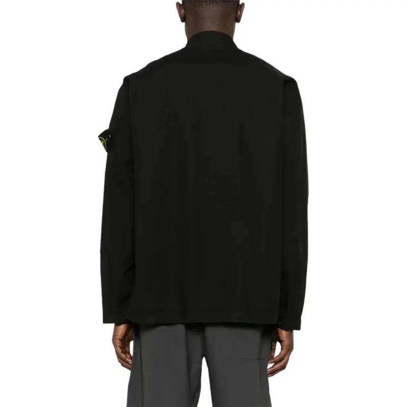 STONE ISLAND Logo Patch Overshirt-2