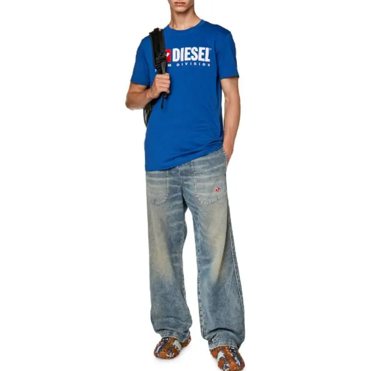 DIESEL T Shirts Men Blue-1