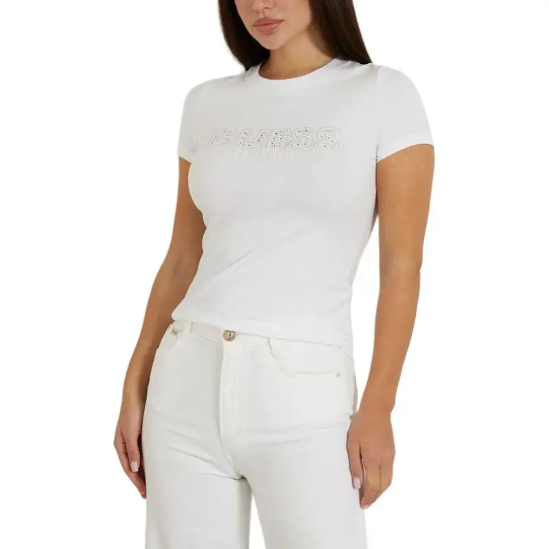 GUESS T Shirts Women's White-1