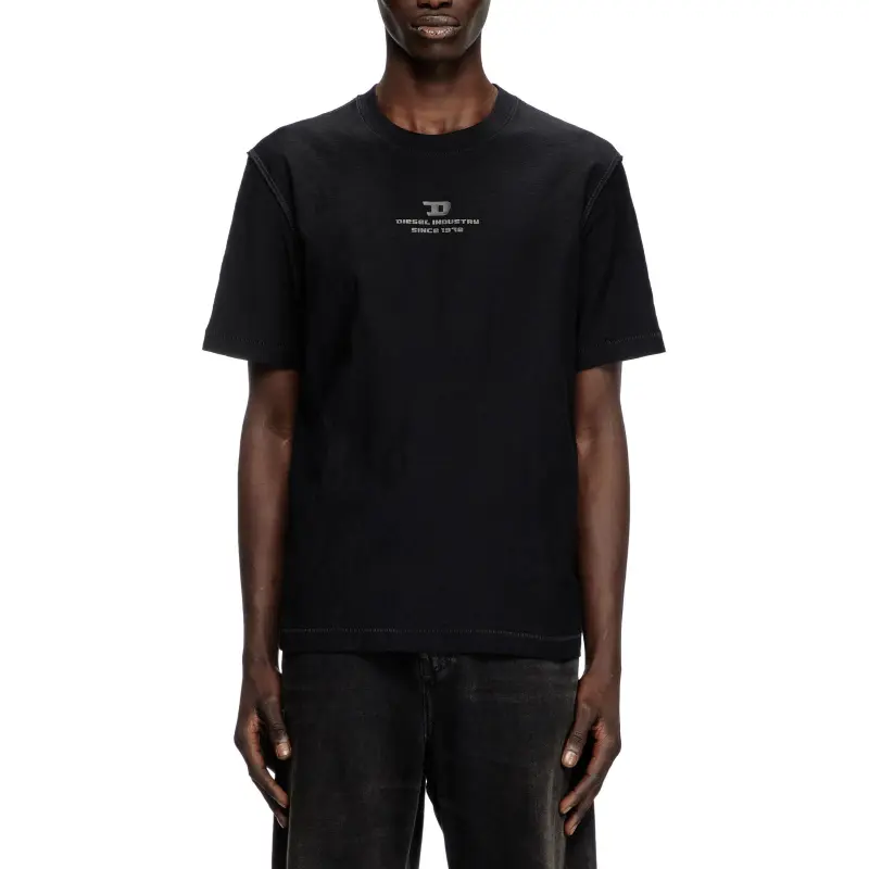 DIESEL T Shirts Men Black-1