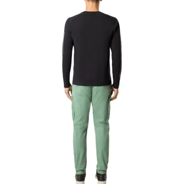 STONE ISLAND Logo Printed Long Sleeved T Shirt-3
