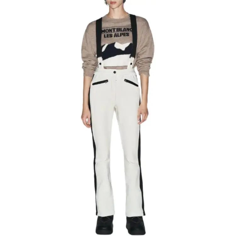 ZARA SKI Skiing Series Overalls Women's White-2