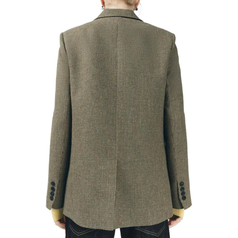 ZARA ZW Series Business Suit Women's Brown/Green-3