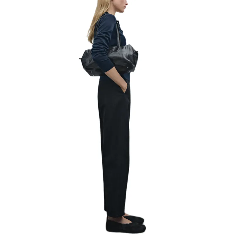 Massimo Dutti Casual Pants Women's Black-3