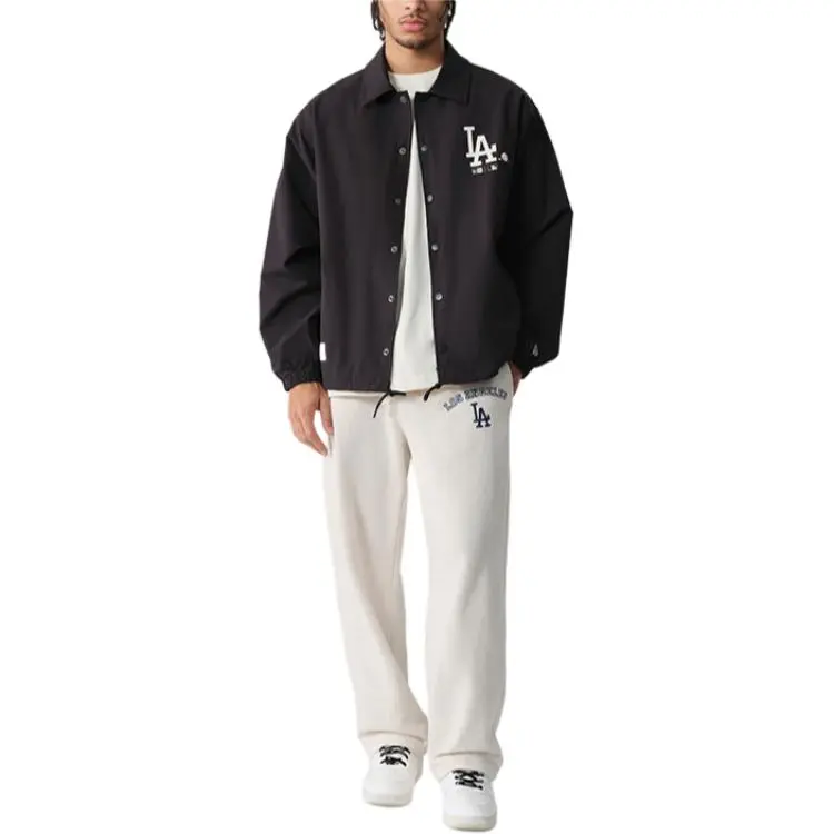 New Era SS25 Casual Pants Men's Ivory White-2