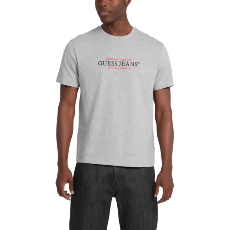 GUESS T Shirts Men Gray-1
