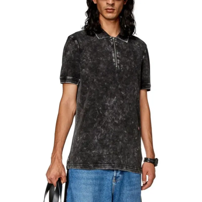 DIESEL Polo Shirts Men Black-1