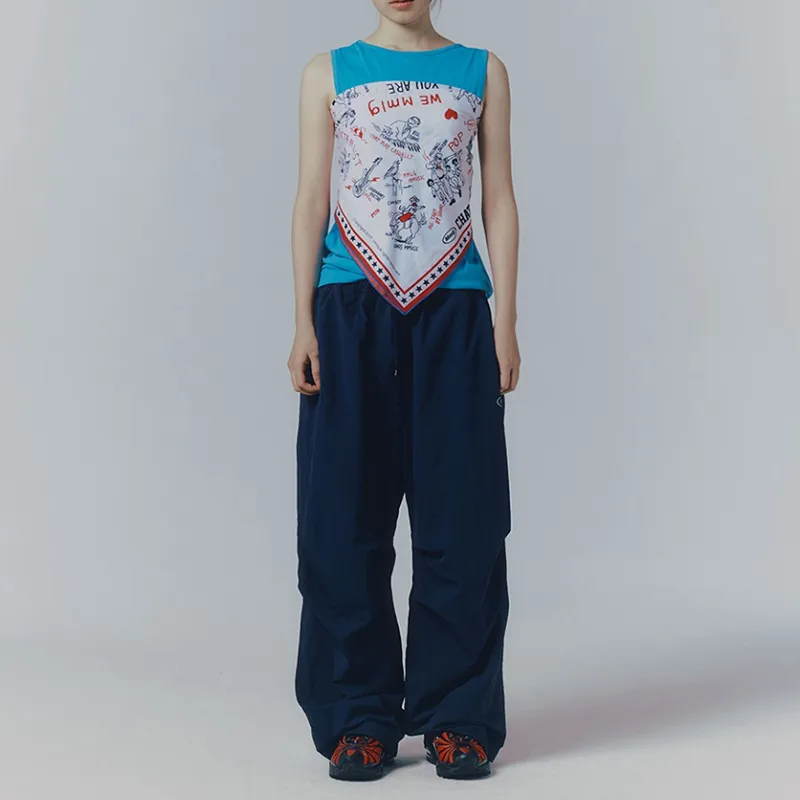 Mmlg SS25 Casual Pants Unisex Marine Blue-2