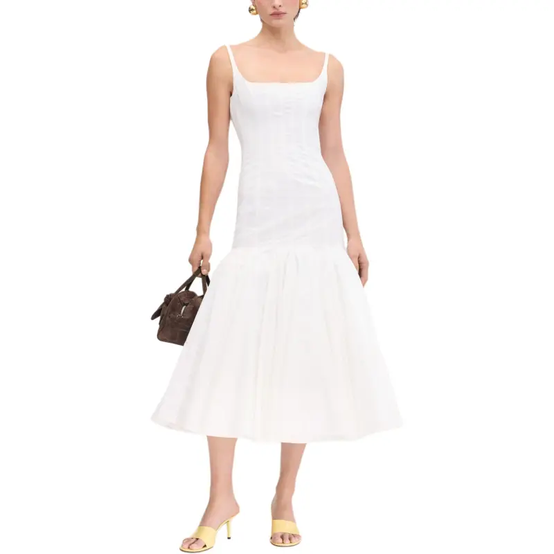 Jacquemus La Robe Agave Midi Dress-1
