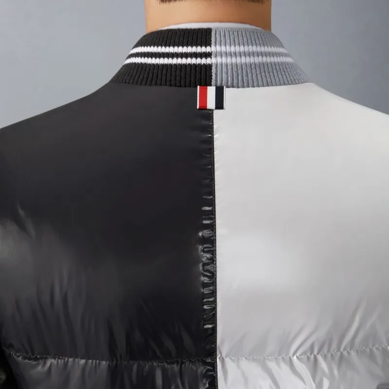 THOM BROWNE Two Toned Sleeveless Down Gilet-4