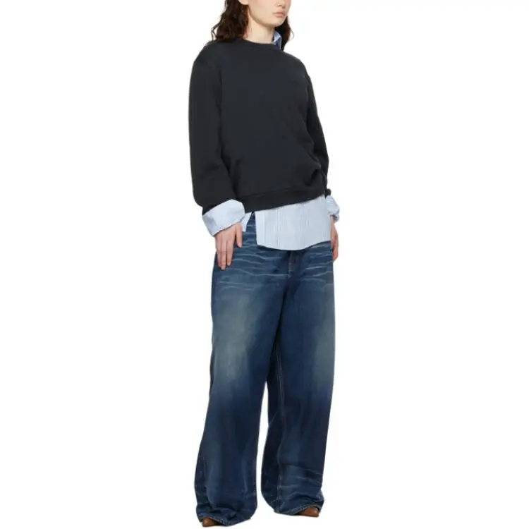Acne Studios Sweatshirt Women's Navy-4