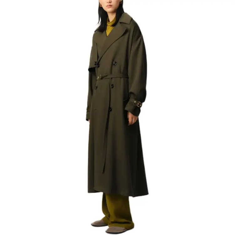 AMIPARIS Belted Trench Coat-3