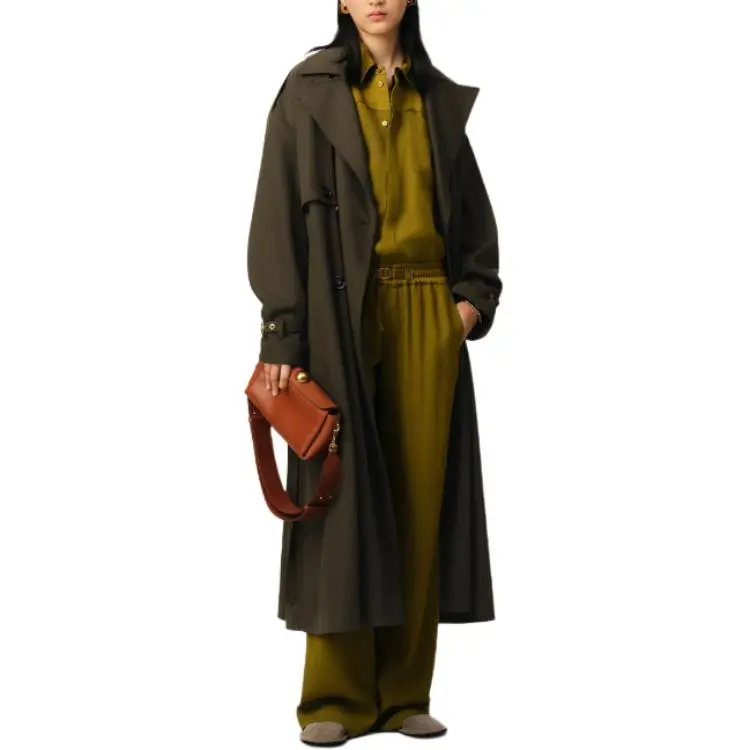 AMIPARIS Belted Trench Coat-1