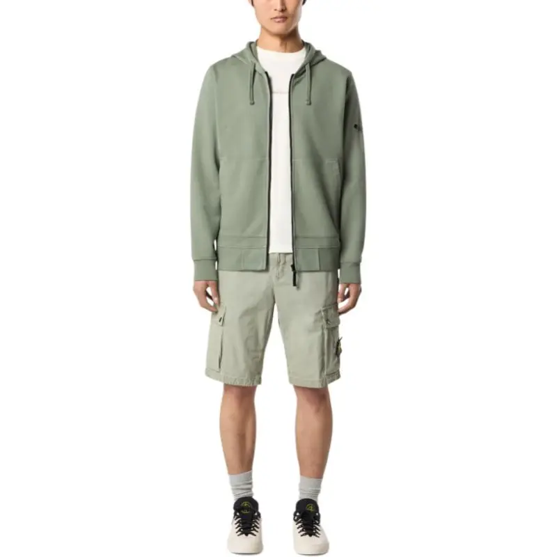 STONE ISLAND Casual Shorts Men's Sage Green-1