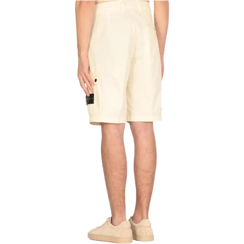 STONE ISLAND Compass Patch Bermuda Shorts-2