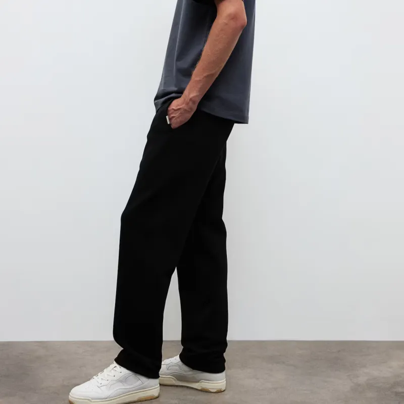 H&M Casual Pants Men Black-2