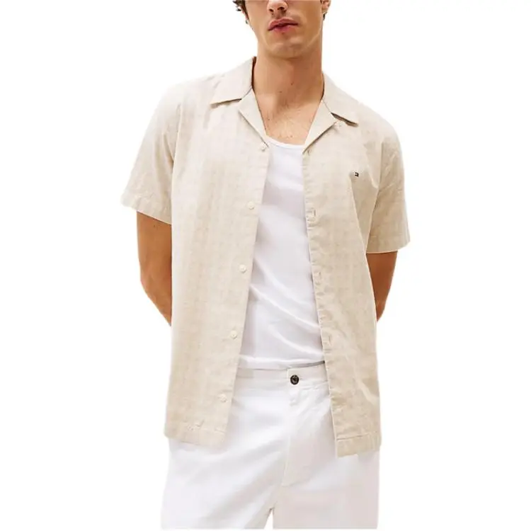 Tommy Hilfiger Shirt Men's Beige-1