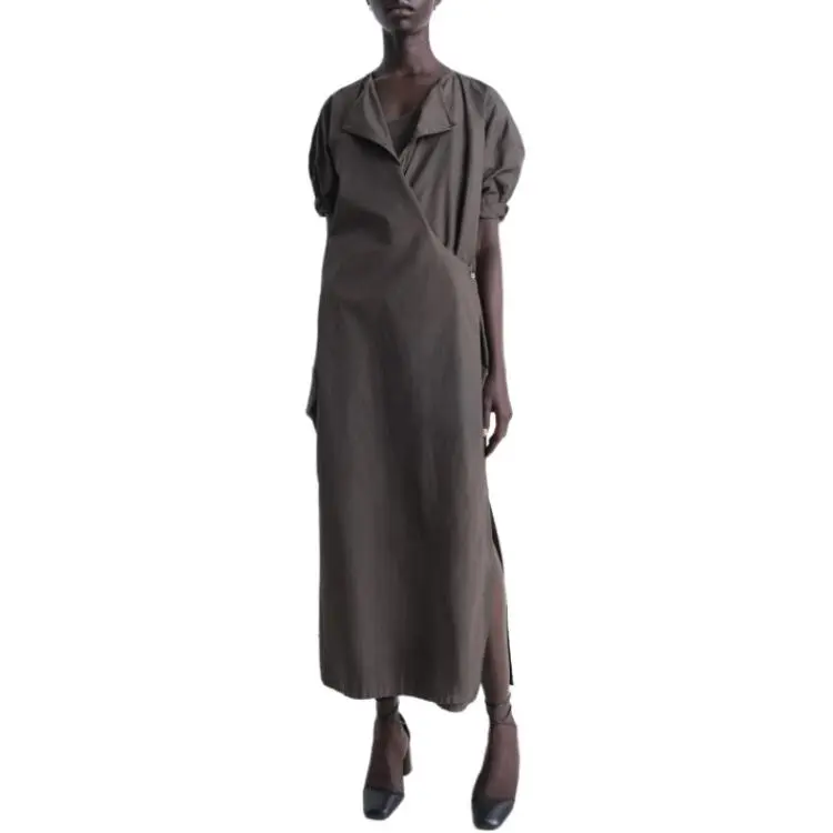 Lemaire Twisted Short sleeve Maxi Dress-1