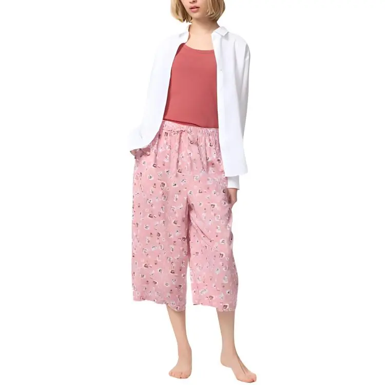 UNIQLO x Moomin SS25 Casual Pants Women's Pink-1